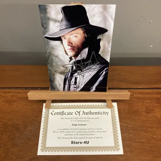 Hugh Jackman Signed Photo 15 x 10cm With Authentication